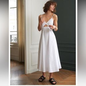Pixie Market White Santorini Cut Out Dress